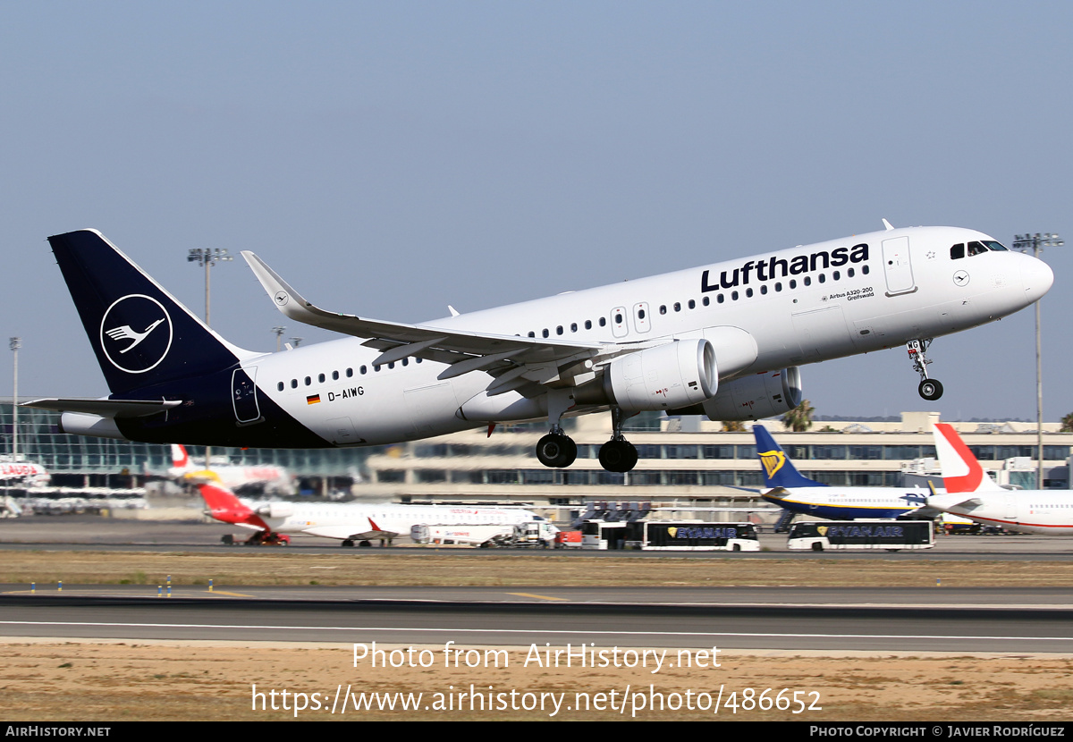 Aircraft Photo of D-AIWG | Airbus A320-214 | Lufthansa | AirHistory.net #486652