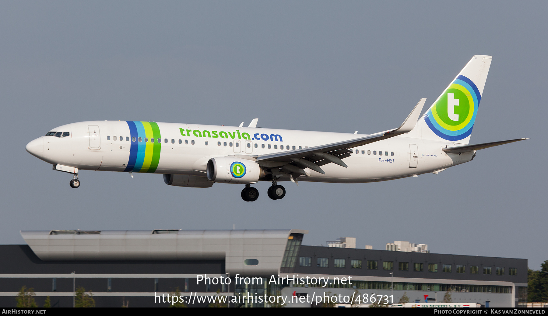 Aircraft Photo of PH-HSI | Boeing 737-8K2 | Transavia | AirHistory.net #486731