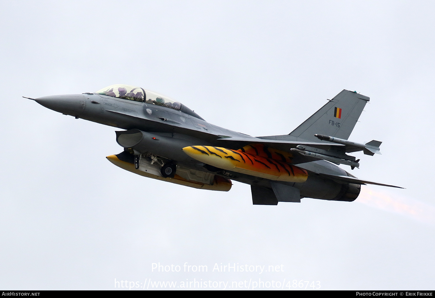 Aircraft Photo of FB-15 | General Dynamics F-16BM Fighting Falcon | Belgium - Air Force | AirHistory.net #486743