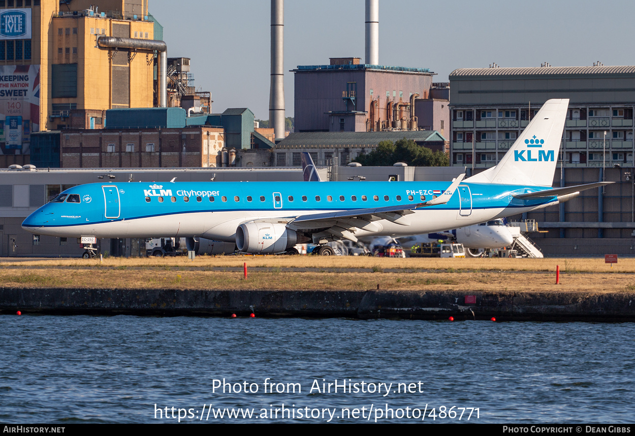 Aircraft Photo of PH-EZC | Embraer 190STD (ERJ-190-100STD) | KLM Cityhopper | AirHistory.net #486771