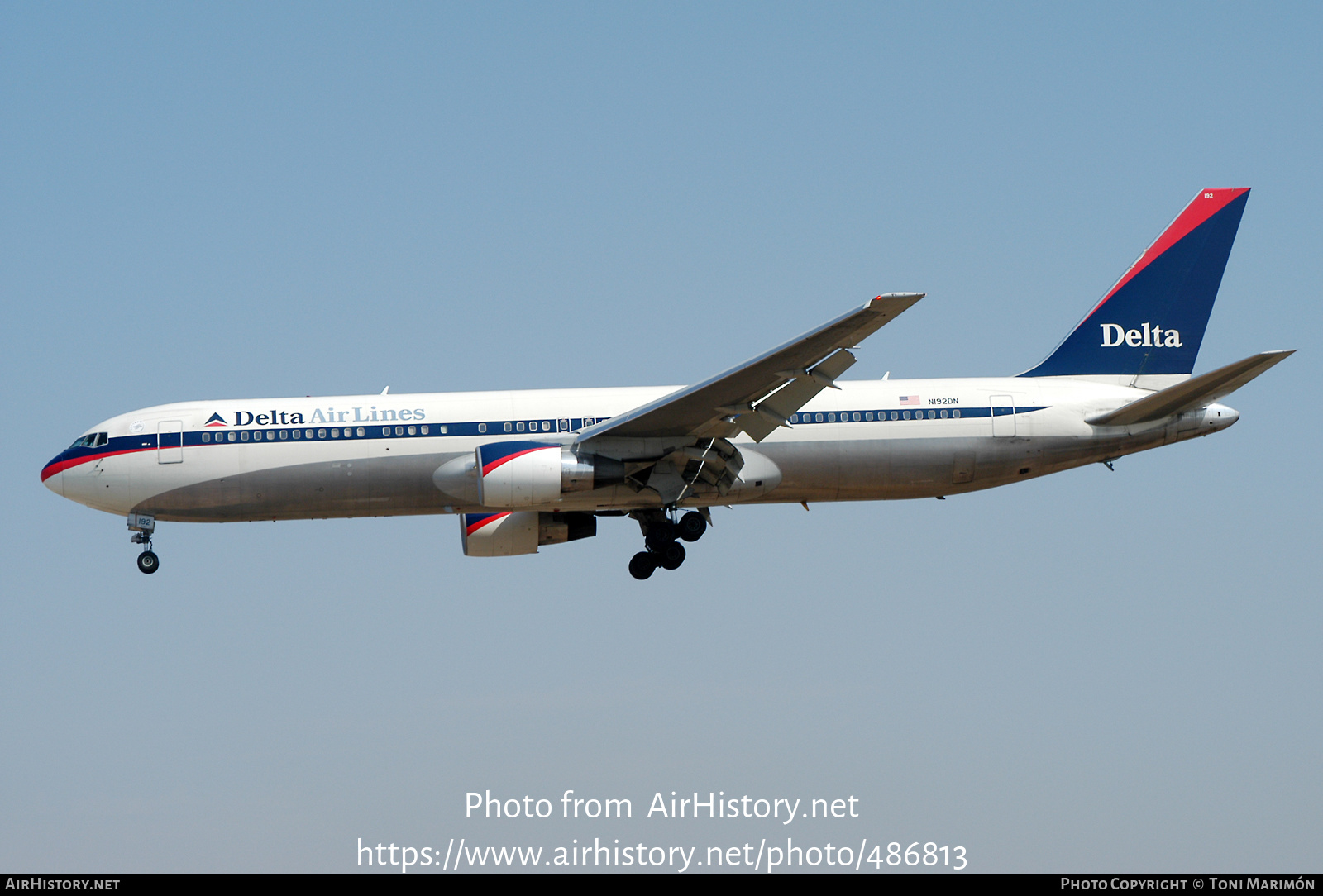 Aircraft Photo of N192DN | Boeing 767-332/ER | Delta Air Lines | AirHistory.net #486813