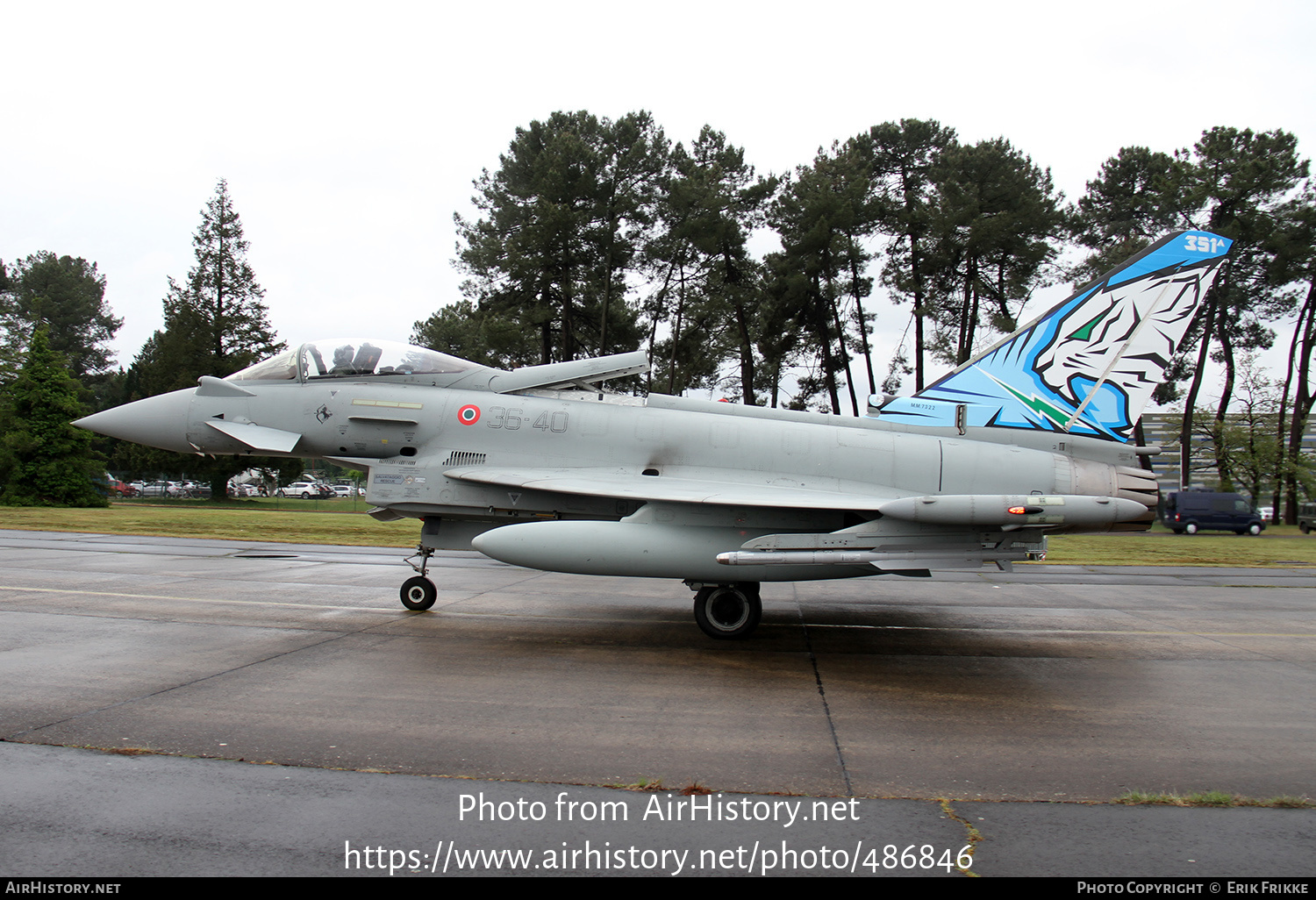 Aircraft Photo of MM7322 | Eurofighter F-2000A Typhoon | Italy - Air Force | AirHistory.net #486846