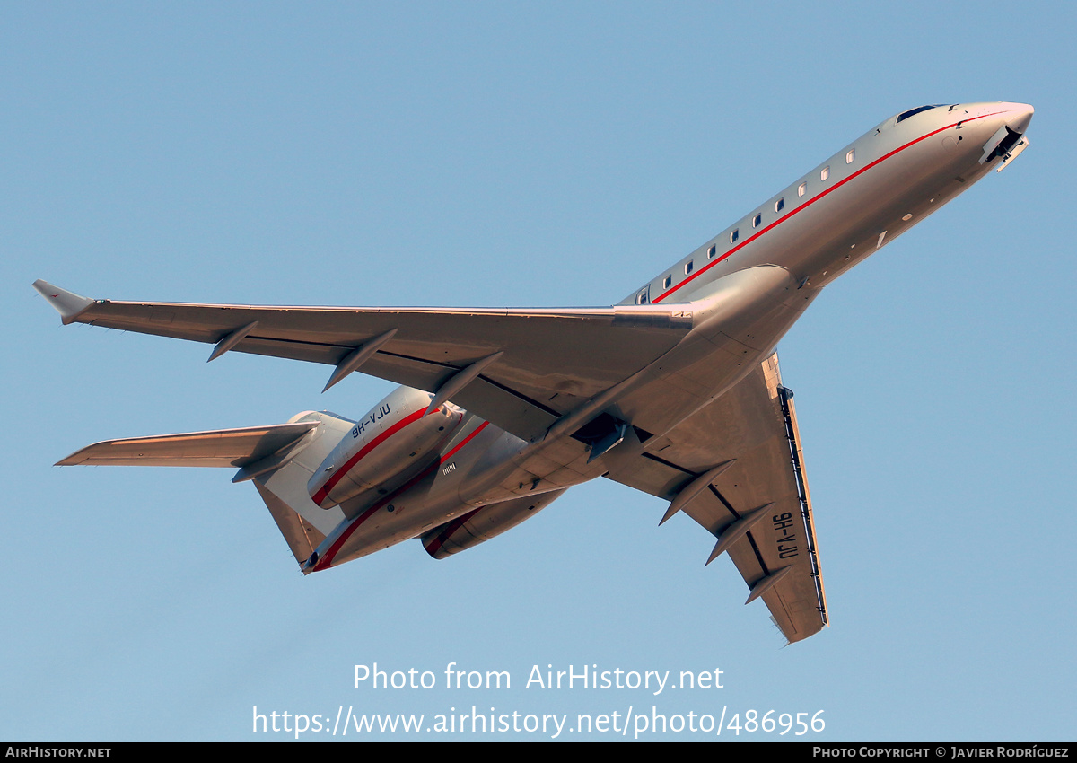 Aircraft Photo of 9H-VJU | Bombardier Global 5000 (BD-700-1A11) | VistaJet | AirHistory.net #486956