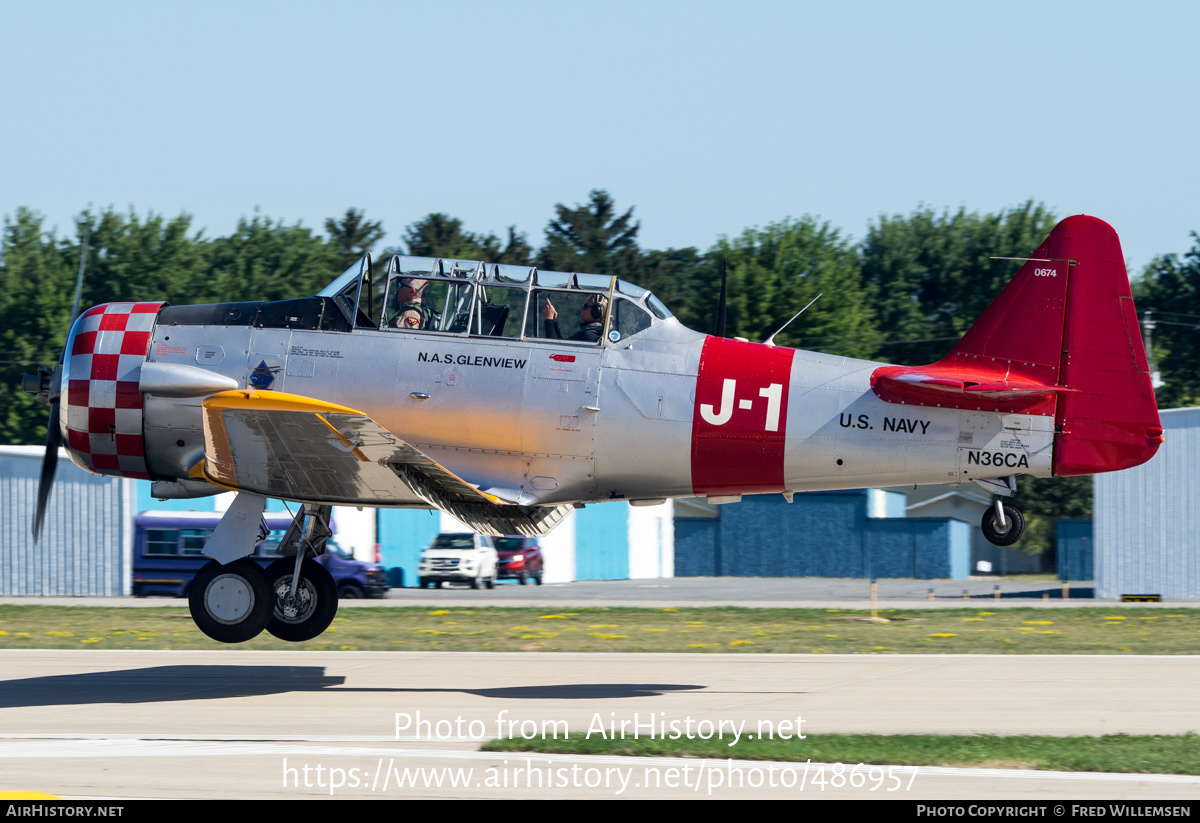 Aircraft Photo of N36CA | North American AT-6D Texan | USA - Navy | AirHistory.net #486957