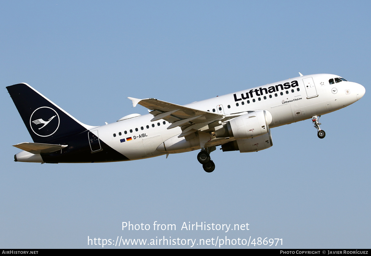 Aircraft Photo of D-AIBL | Airbus A319-112 | Lufthansa | AirHistory.net #486971