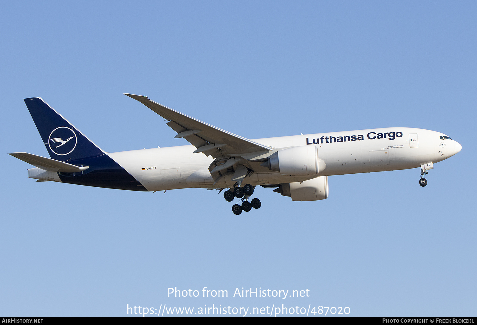 Aircraft Photo of D-ALFF | Boeing 777-F | Lufthansa Cargo | AirHistory.net #487020