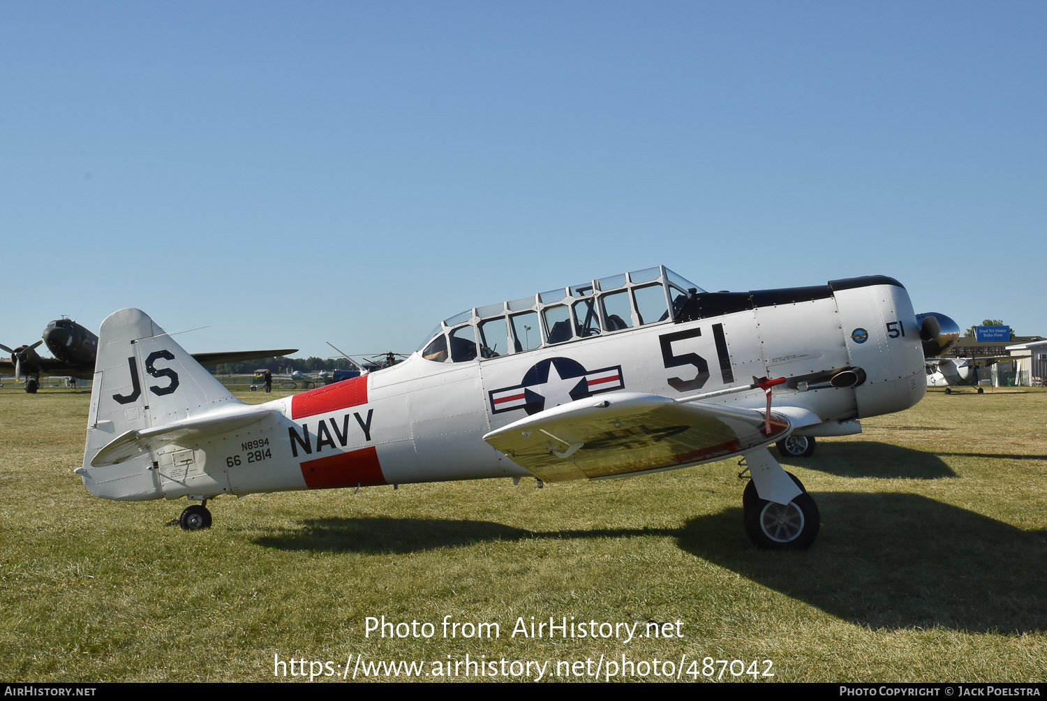 Aircraft Photo Of N8994 / 66-2814 | North American AT-16 Harvard IIB ...