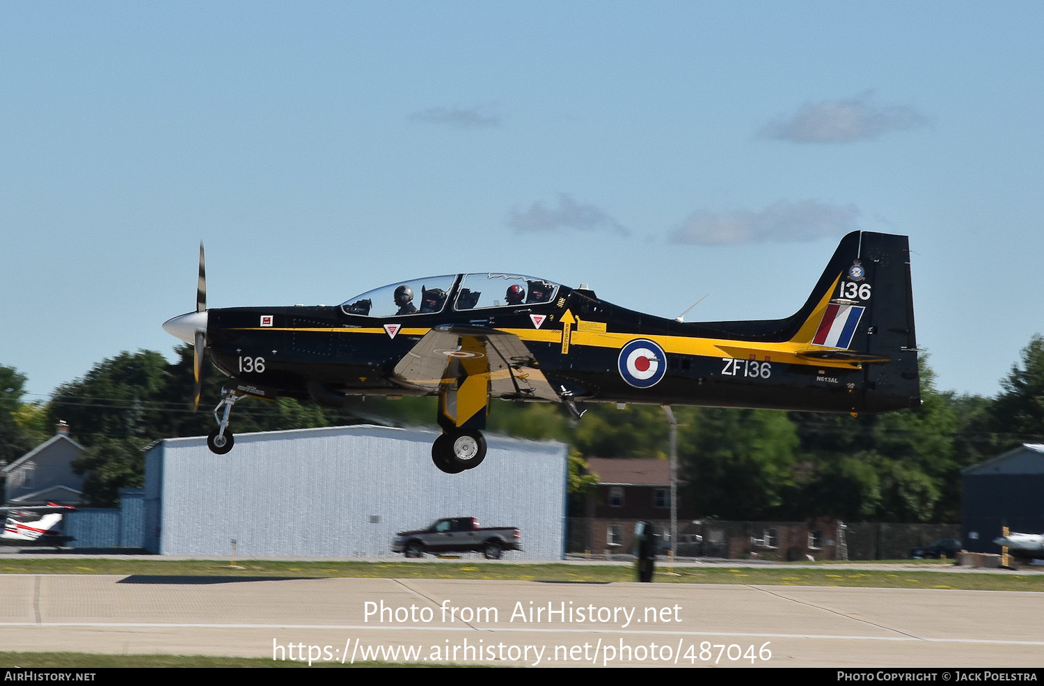 Aircraft Photo of N613AL / ZF136 | Short S-312 Tucano T1 | UK - Air Force | AirHistory.net #487046