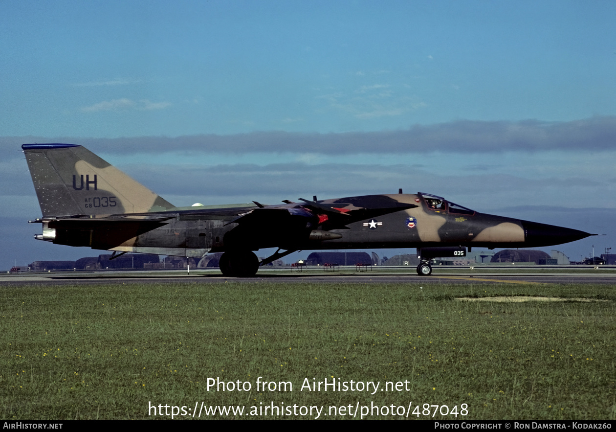 Aircraft Photo of 68-0035 / AF68-035 | General Dynamics F-111E Aardvark | USA - Air Force | AirHistory.net #487048