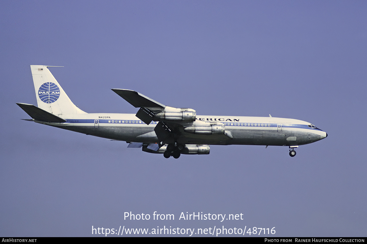 Aircraft Photo of N420PA | Boeing 707-321B | Pan American World Airways - Pan Am | AirHistory.net #487116