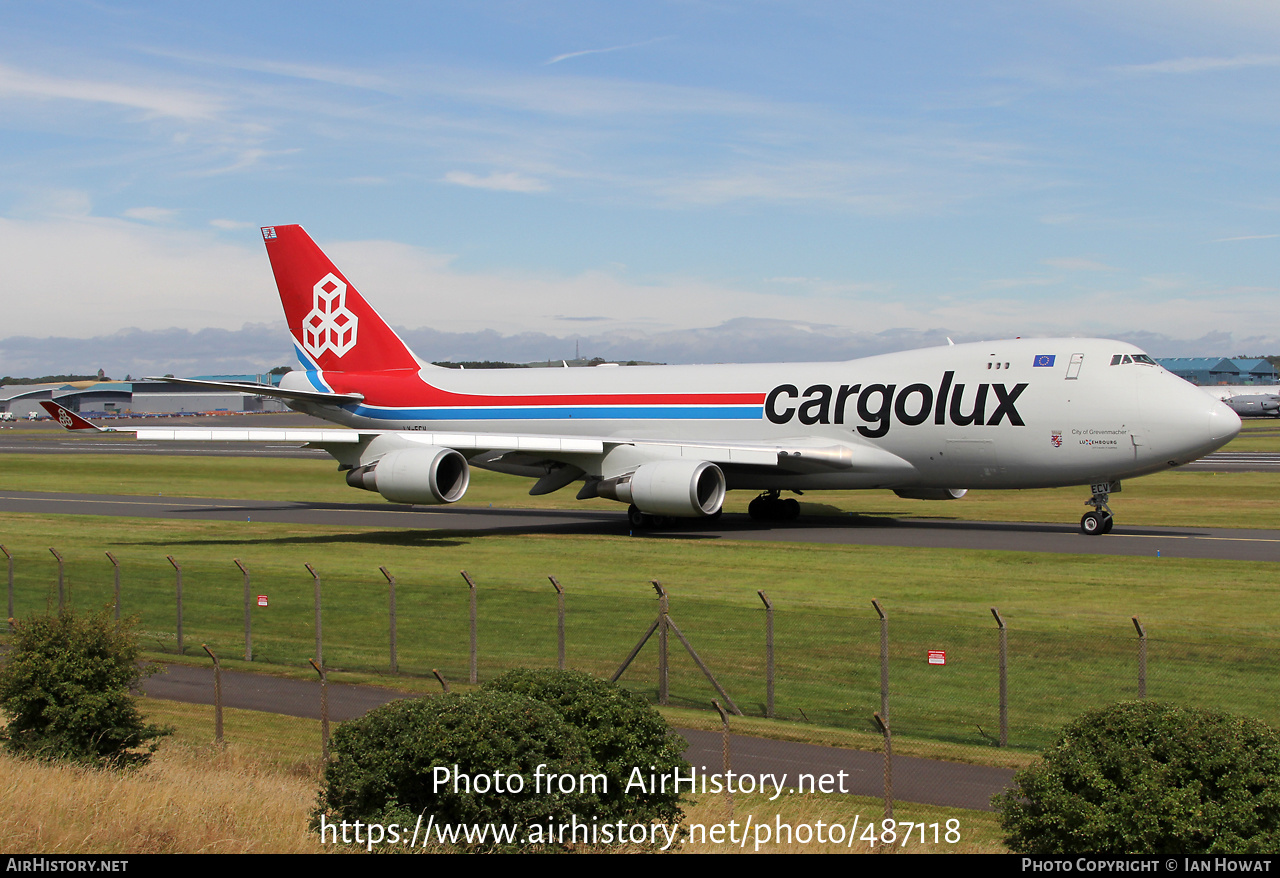 Aircraft Photo of LX-ECV | Boeing 747-4HQF/ER | Cargolux | AirHistory.net #487118