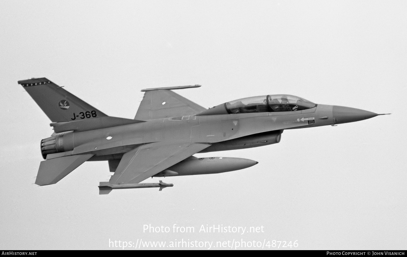 Aircraft Photo of J-368 | General Dynamics F-16B Fighting Falcon | Netherlands - Air Force | AirHistory.net #487246