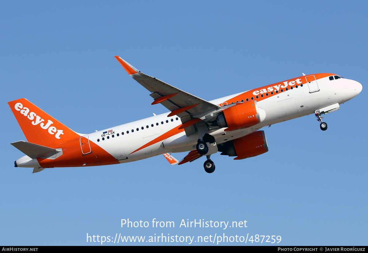 Aircraft Photo of OE-LSK | Airbus A320-251N | EasyJet | AirHistory.net #487259