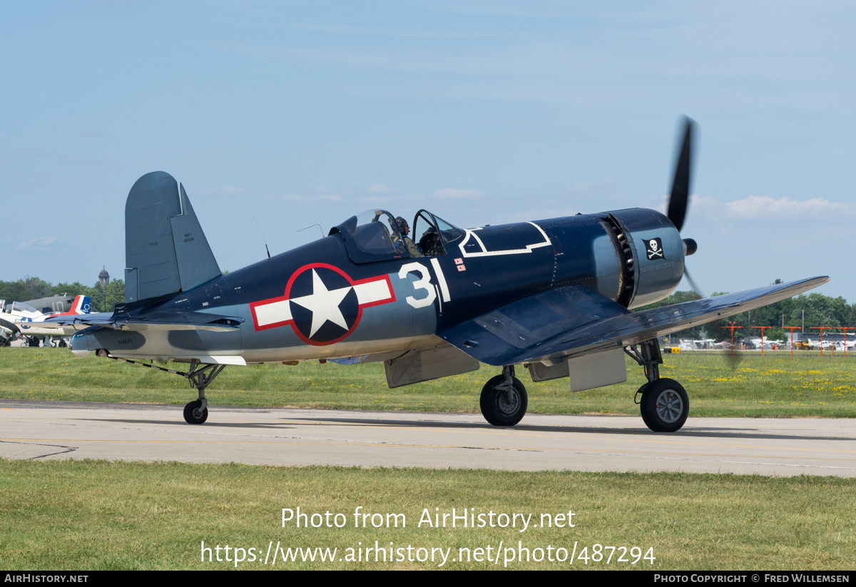 Aircraft Photo of N46RL / 92508 | Vought FG-1D Corsair | USA - Navy | AirHistory.net #487294