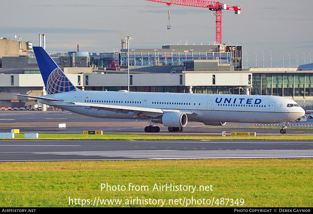 Aircraft Photo of N76054 | Boeing 767-424/ER | United Airlines | AirHistory.net #487349