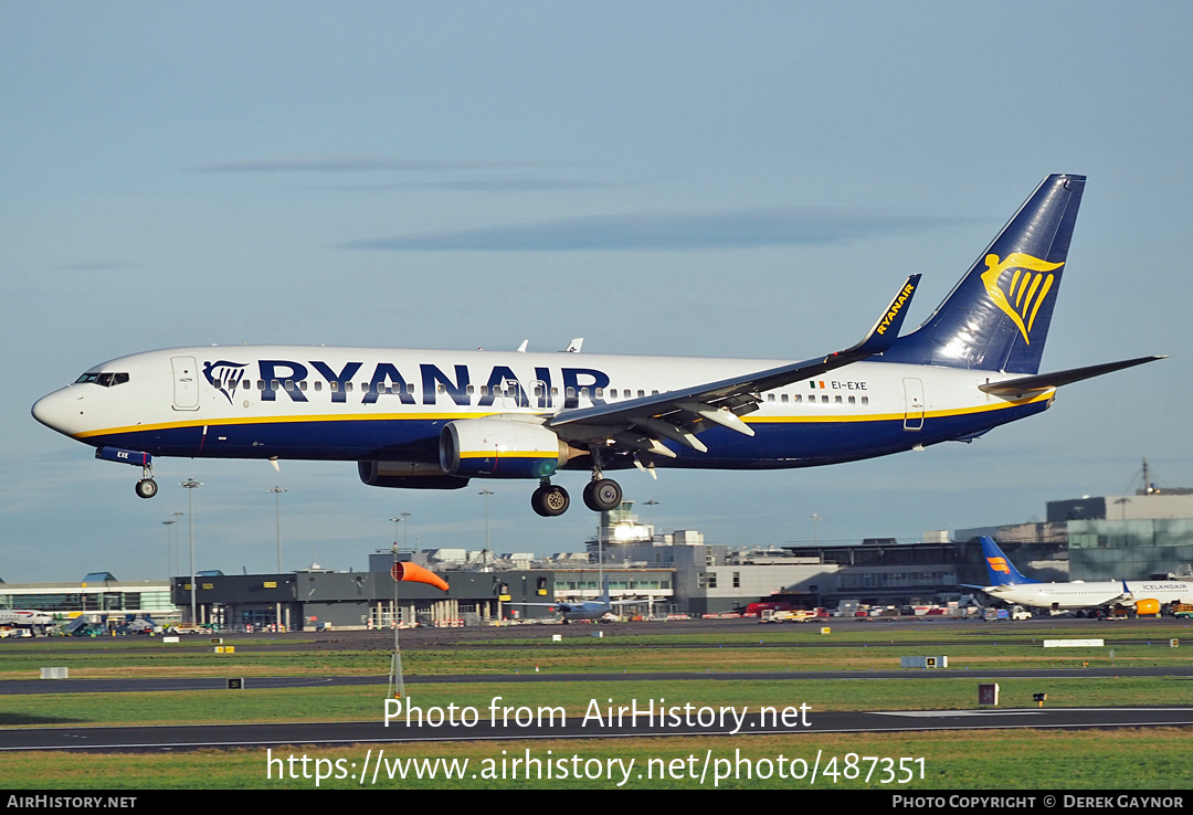 Aircraft Photo of EI-EXE | Boeing 737-8AS | Ryanair | AirHistory.net #487351