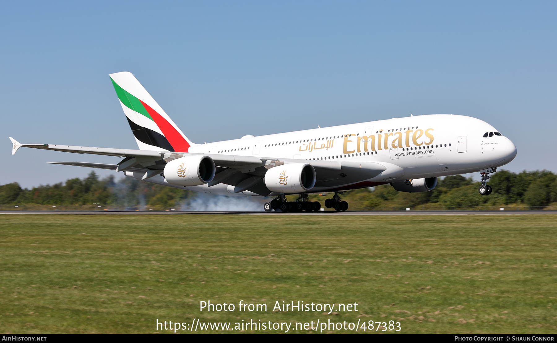 Aircraft Photo of A6-EOJ | Airbus A380-861 | Emirates | AirHistory.net #487383