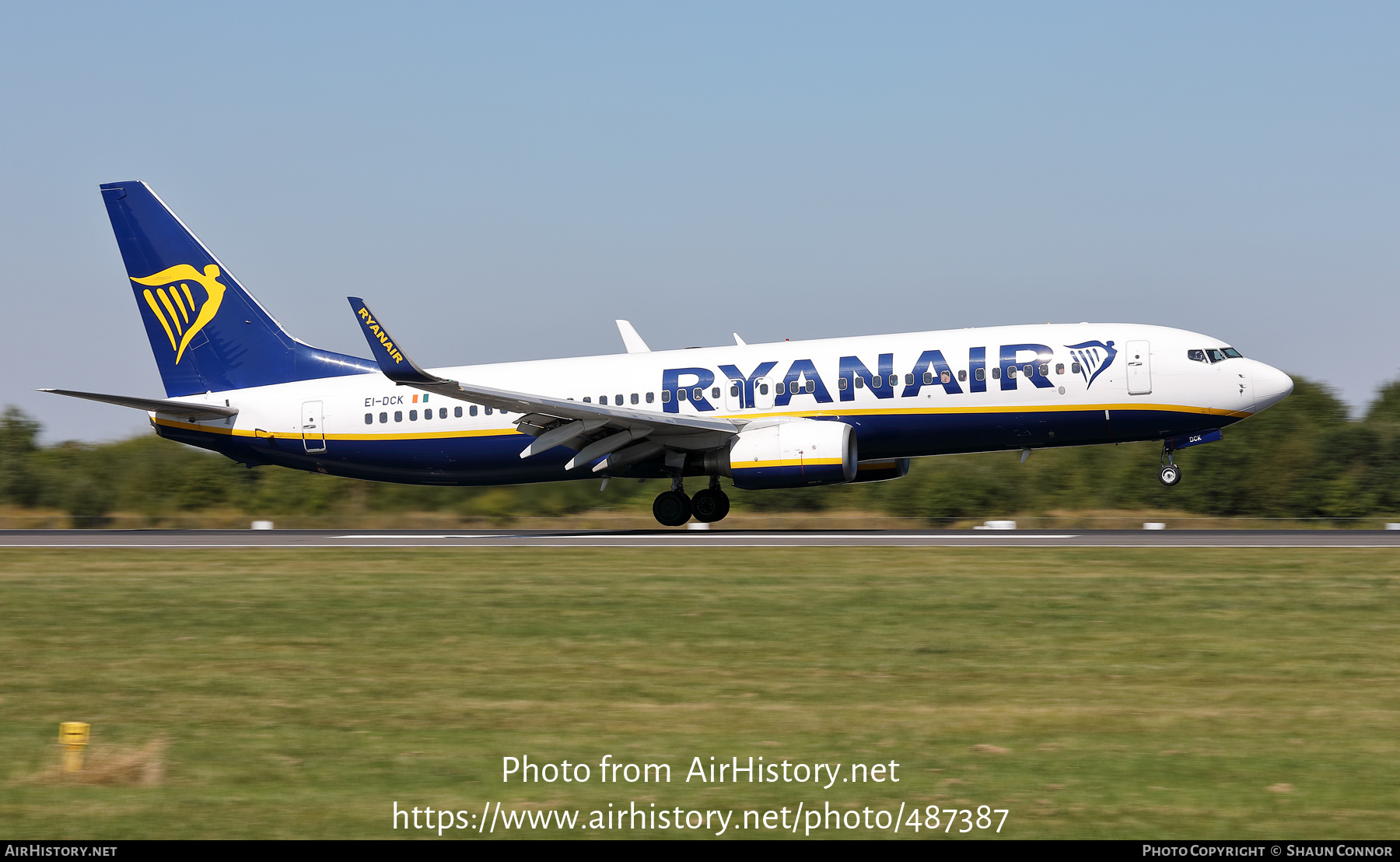 Aircraft Photo of EI-DCK | Boeing 737-8AS | Ryanair | AirHistory.net #487387