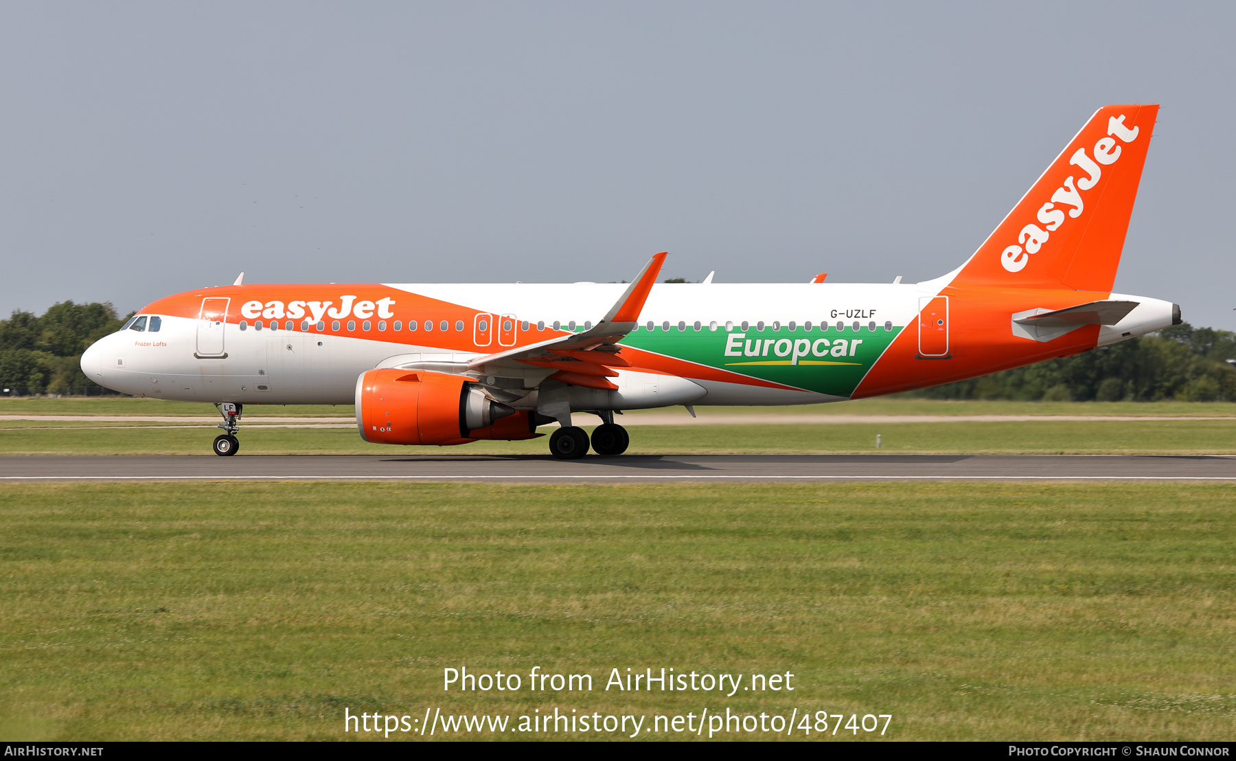 Aircraft Photo of G-UZLF | Airbus A320-251N | EasyJet | AirHistory.net #487407