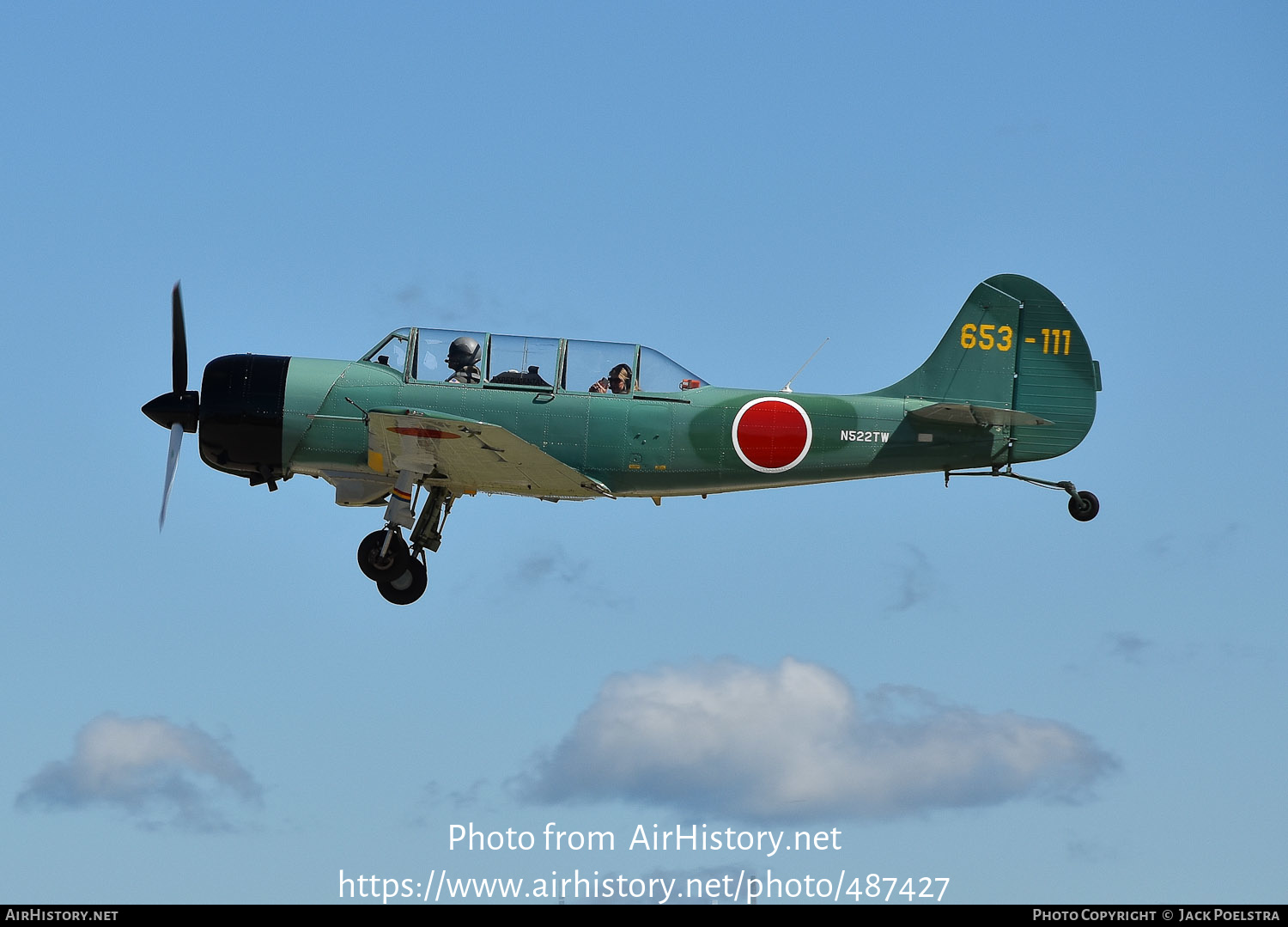 Aircraft Photo of N522TW / 653-111 | Yakovlev Yak-52TW | Japan - Air Force | AirHistory.net #487427