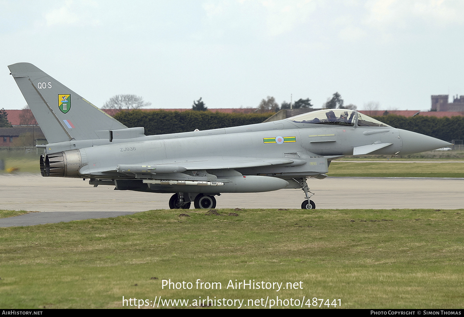 Aircraft Photo of ZJ936 | Eurofighter EF-2000 Typhoon F2 | UK - Air Force | AirHistory.net #487441