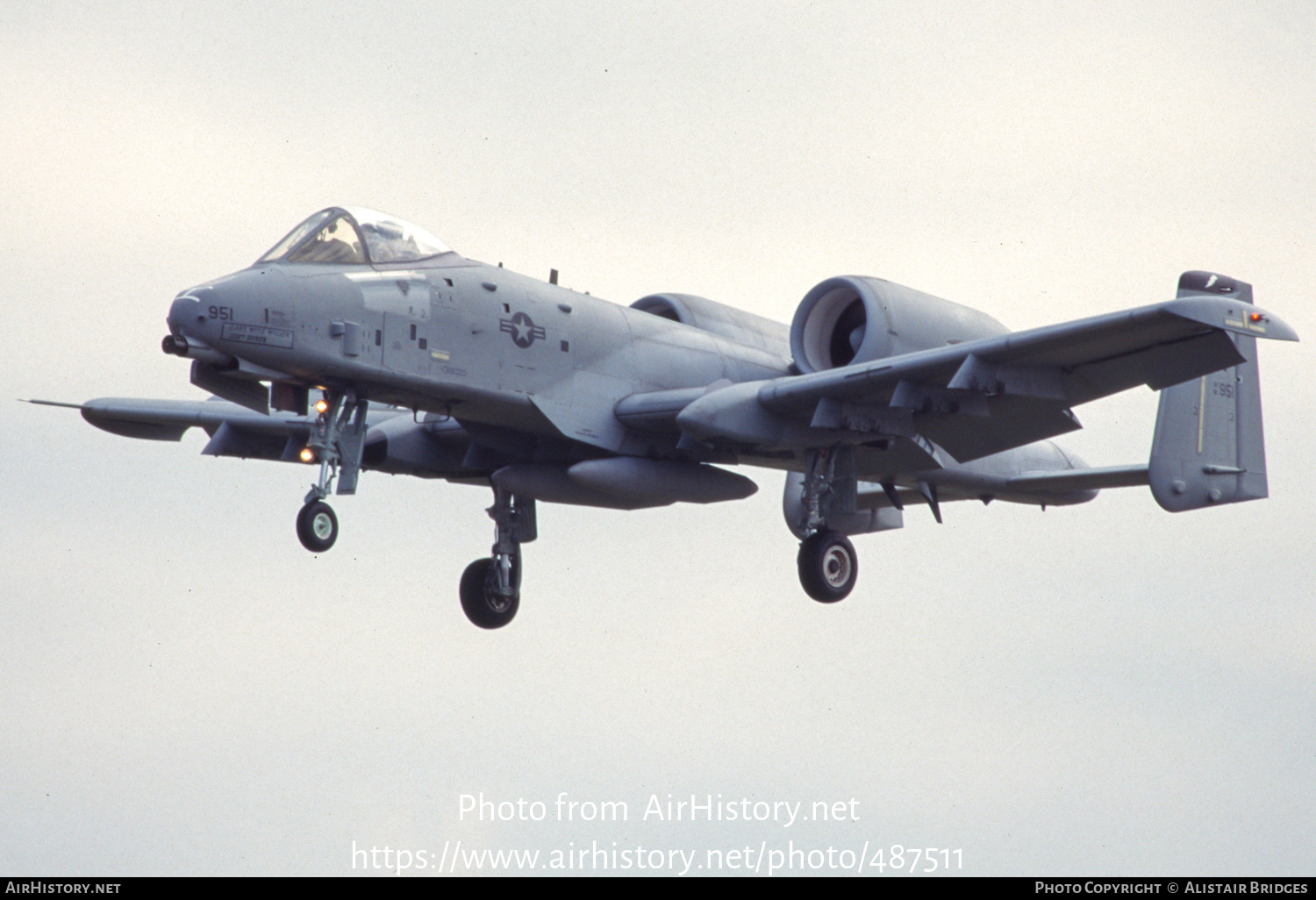 Aircraft Photo of 81-0951 / AF81-951 | Fairchild A-10A Thunderbolt II | USA - Air Force | AirHistory.net #487511