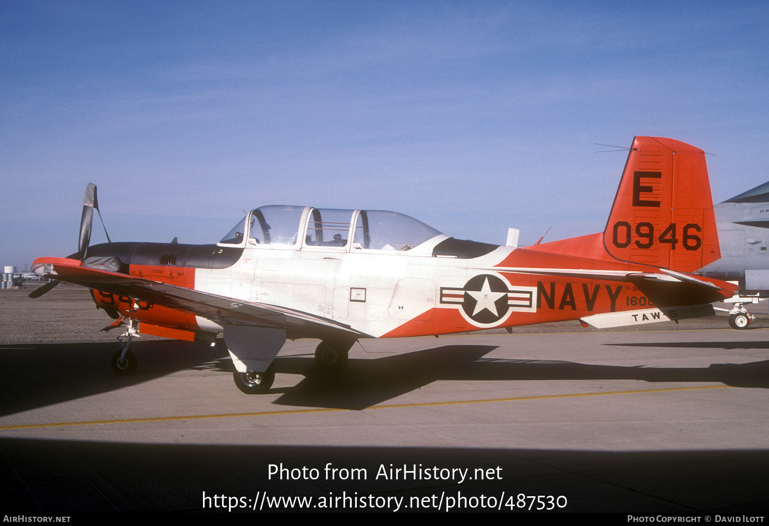 Aircraft Photo of 160946 | Beech T-34C Turbo Mentor | USA - Navy | AirHistory.net #487530