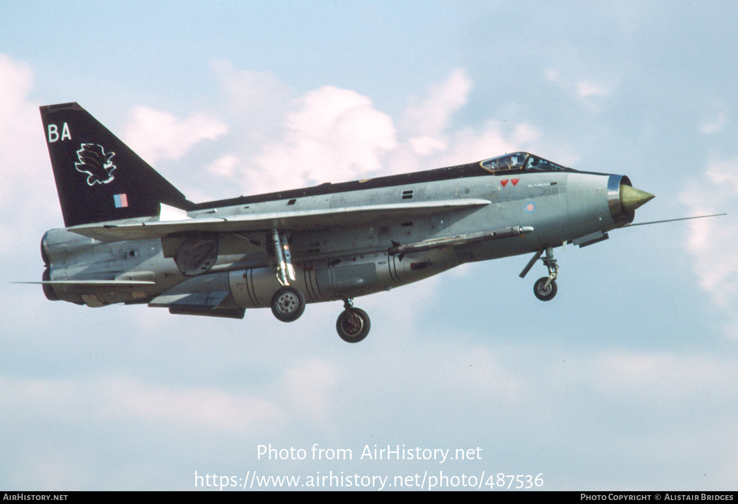 Aircraft Photo of XS903 | English Electric Lightning F6 | UK - Air Force | AirHistory.net #487536