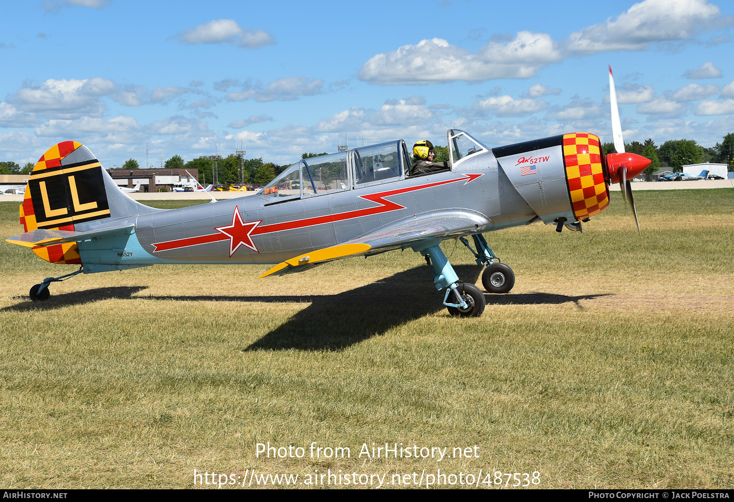 Aircraft Photo of N652Y | Yakovlev Yak-52TW | AirHistory.net #487538