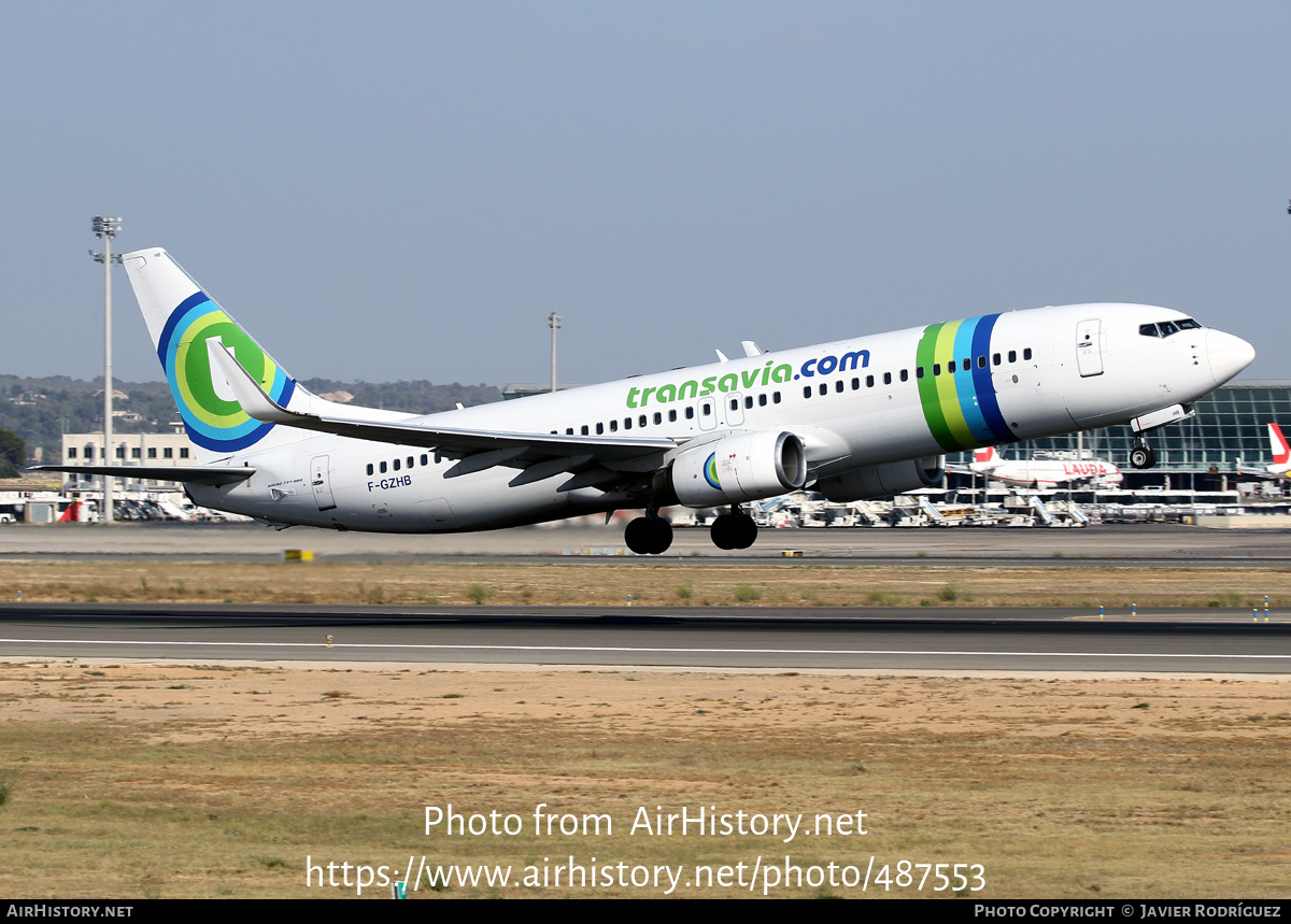 Aircraft Photo of F-GZHB | Boeing 737-8GJ | Transavia | AirHistory.net #487553