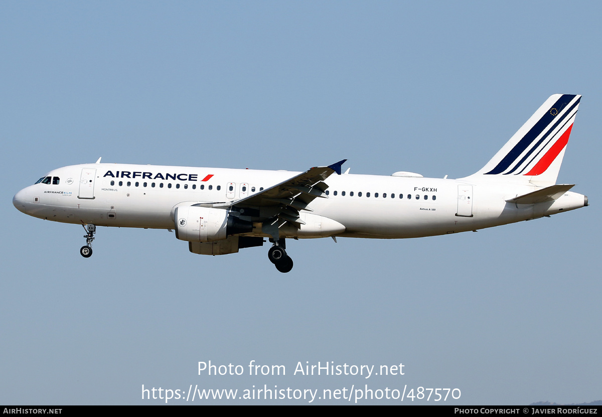 Aircraft Photo of F-GKXH | Airbus A320-214 | Air France | AirHistory.net #487570