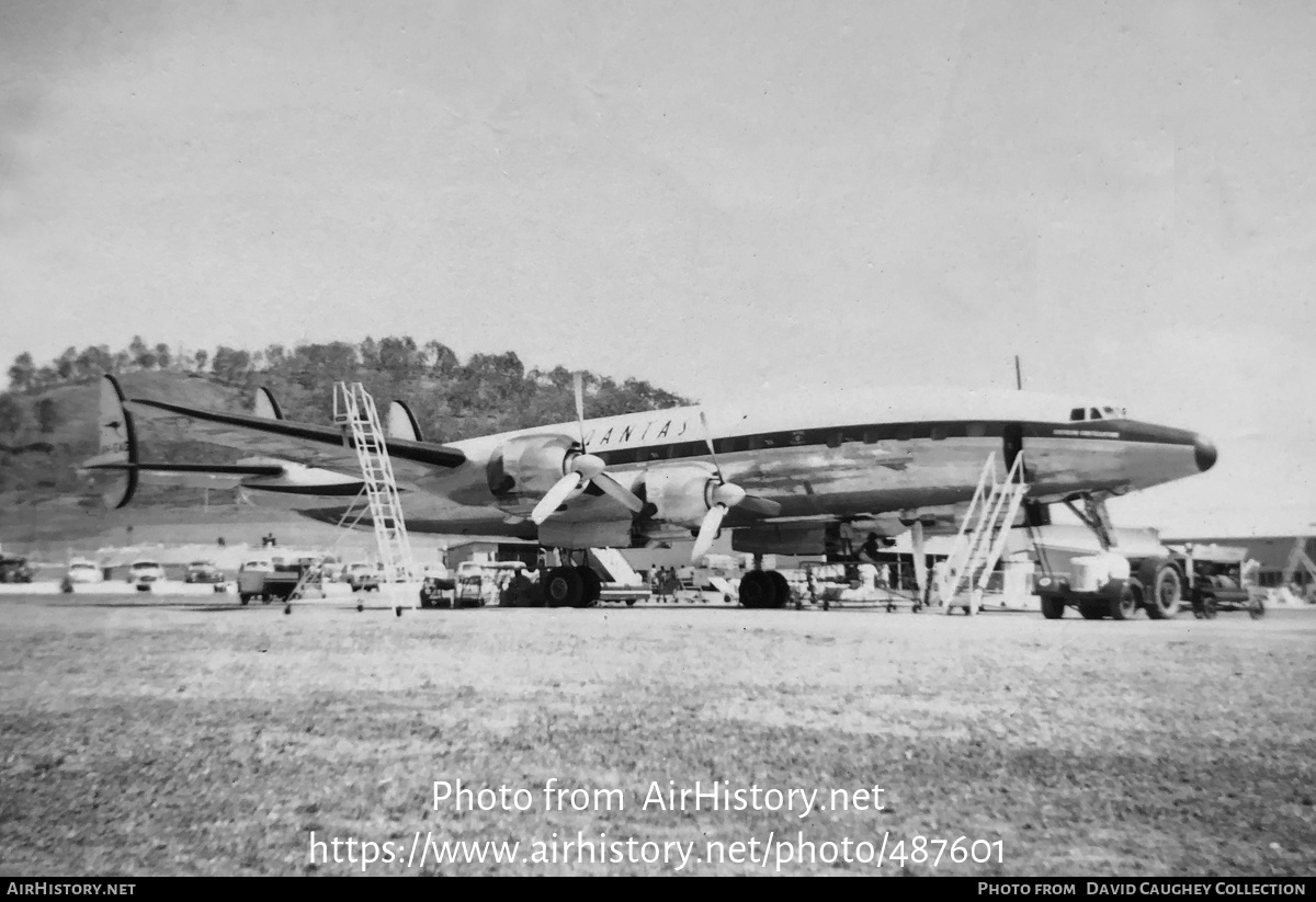 Aircraft Photo of VH-EAG | Lockheed L-1049E/01 Super Constellation | Qantas | AirHistory.net #487601