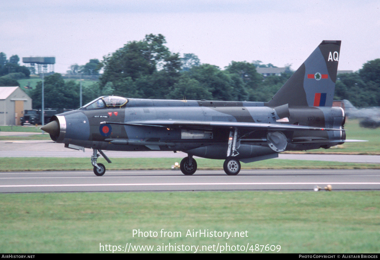 Aircraft Photo of XR716 | English Electric Lightning F3 | UK - Air Force | AirHistory.net #487609