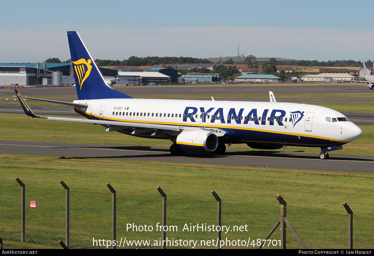 Aircraft Photo of EI-EKY | Boeing 737-8AS | Ryanair | AirHistory.net #487701