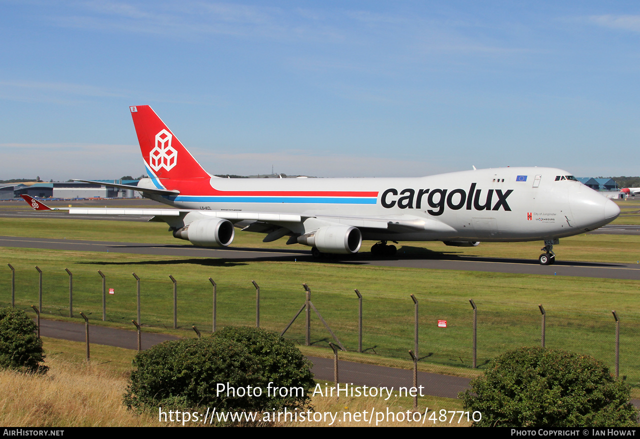 Aircraft Photo of LX-KCL | Boeing 747-4HAF/ER/SCD | Cargolux | AirHistory.net #487710