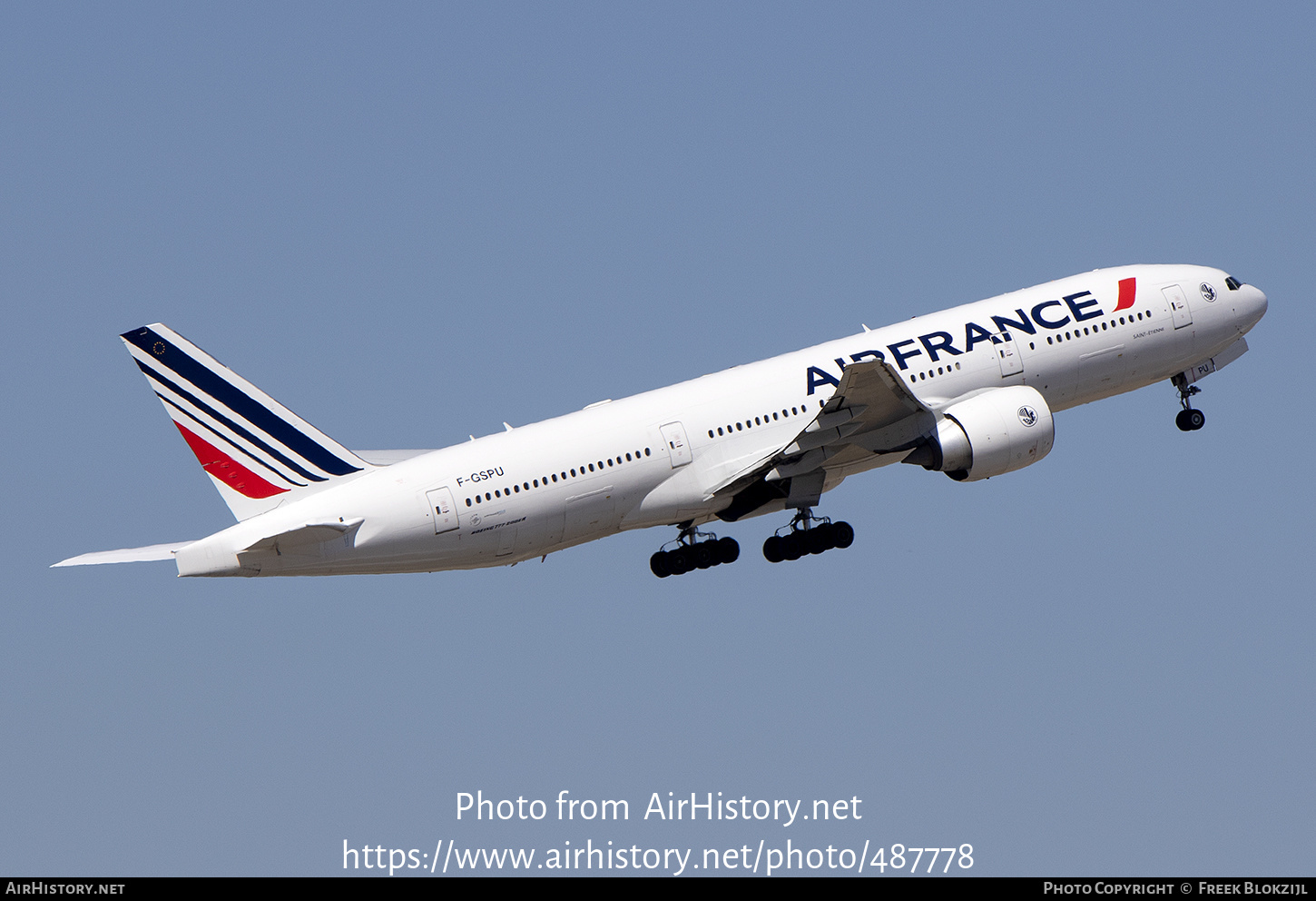 Aircraft Photo of F-GSPU | Boeing 777-228/ER | Air France | AirHistory.net #487778