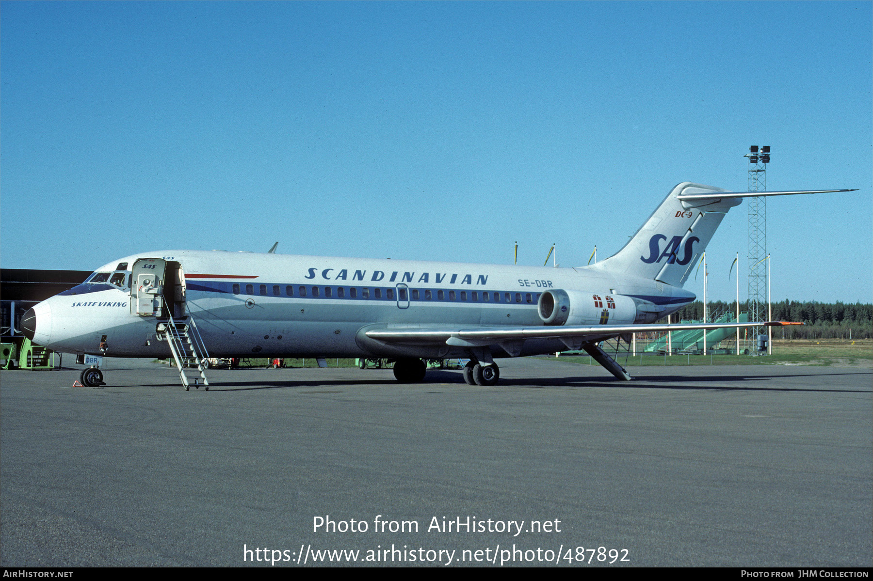 Aircraft Photo of SE-DBR | McDonnell Douglas DC-9-21 | Scandinavian Airlines - SAS | AirHistory.net #487892