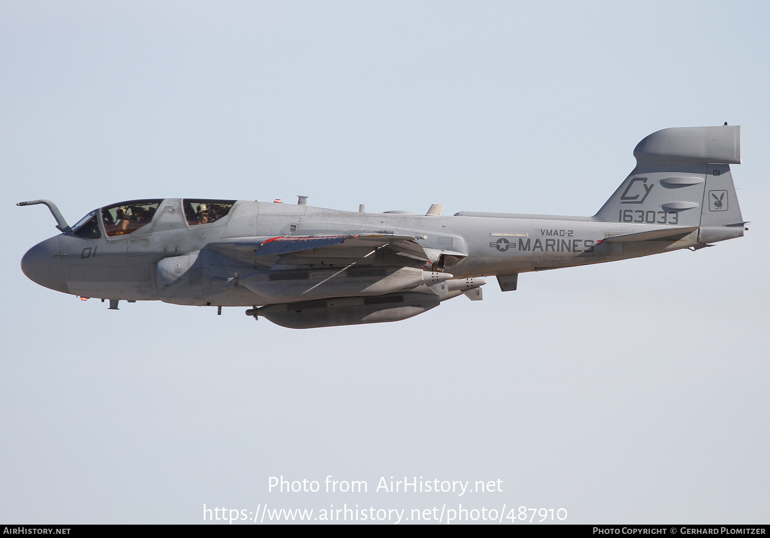 Aircraft Photo of 163033 | Grumman EA-6B Prowler (G-128) | USA - Marines | AirHistory.net #487910