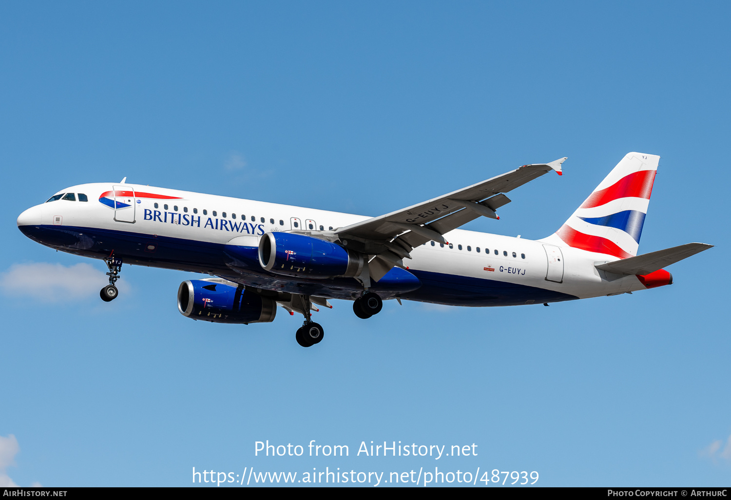 Aircraft Photo of G-EUYJ | Airbus A320-232 | British Airways | AirHistory.net #487939