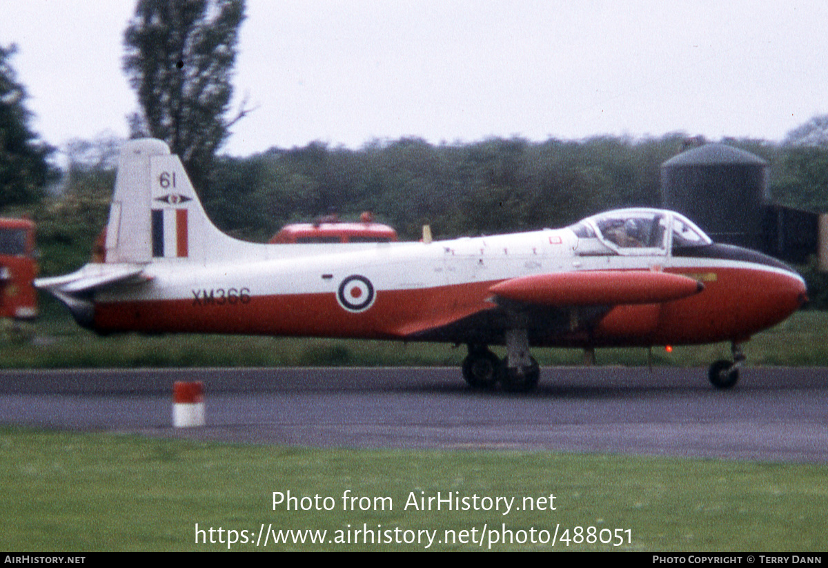 Aircraft Photo of XM366 | Hunting P.84 Jet Provost T3A | UK - Air Force | AirHistory.net #488051