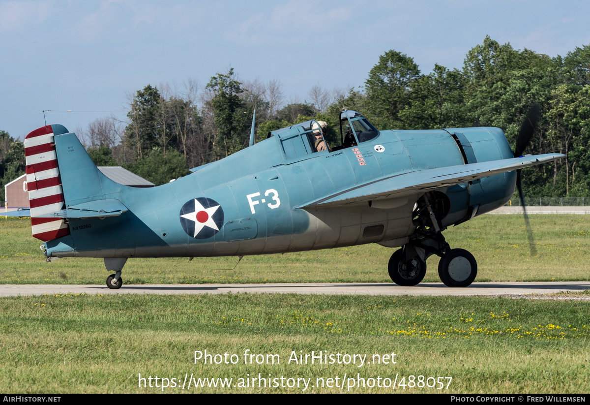 Aircraft Photo of N12260 / NX12260 | Grumman F4F-3 Wildcat | USA - Navy | AirHistory.net #488057