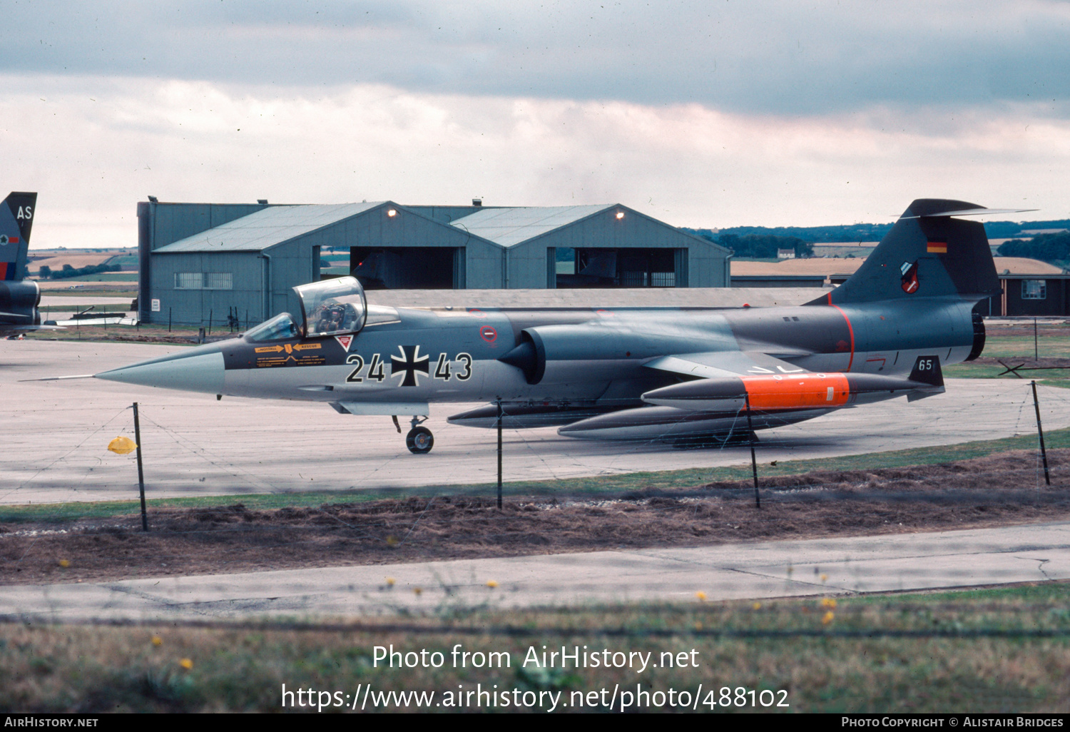 Aircraft Photo of 2443 | Lockheed F-104G Starfighter | Germany - Air Force | AirHistory.net #488102