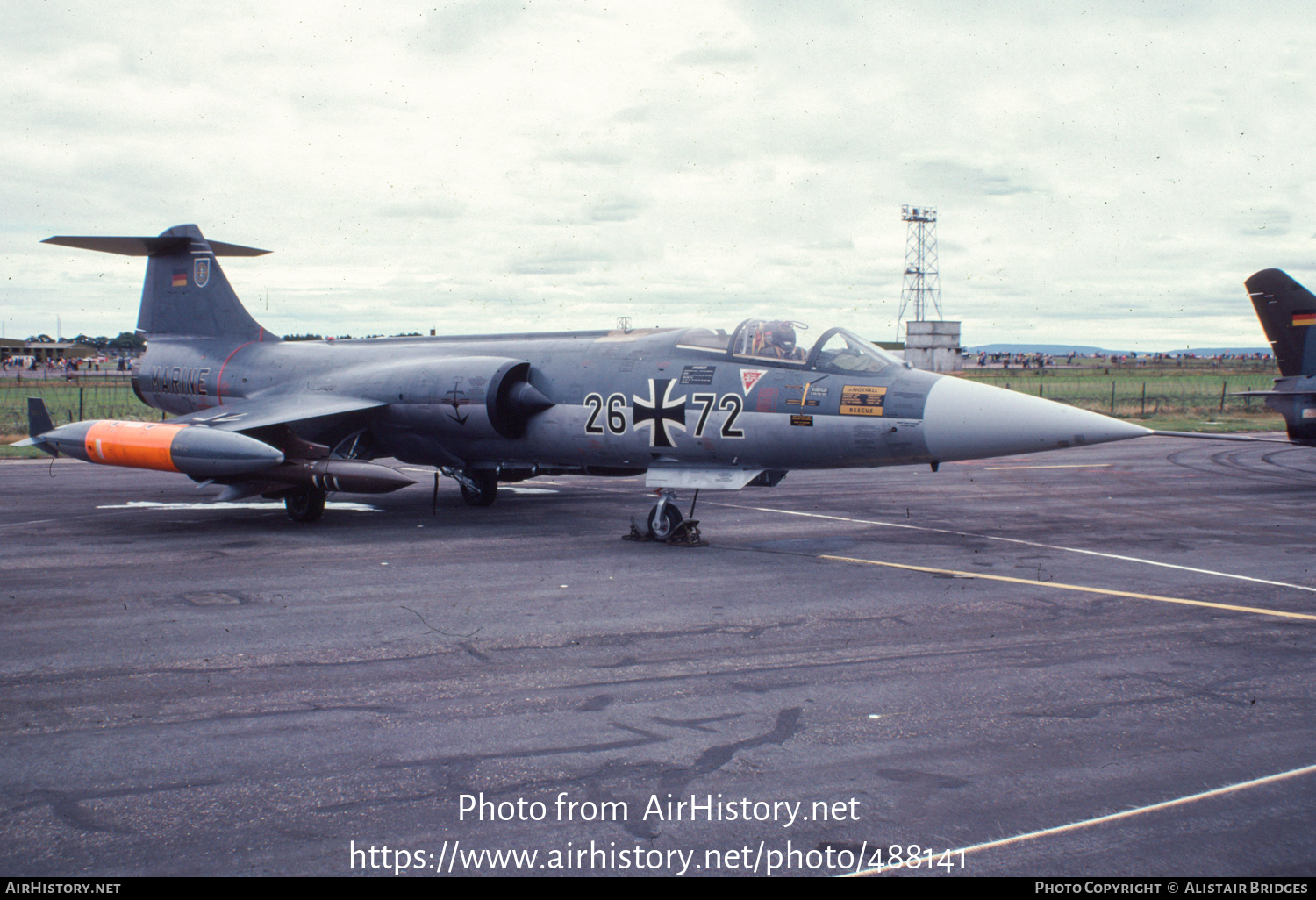 Aircraft Photo of 2672 | Lockheed F-104G Starfighter | Germany - Navy | AirHistory.net #488141