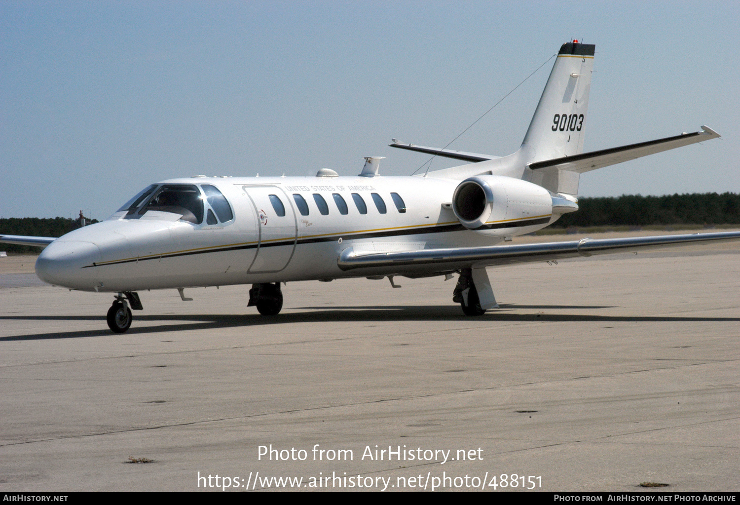 Aircraft Photo of 99-0103 / 90103 | Cessna UC-35A Citation Ultra (560) | USA - Army | AirHistory.net #488151