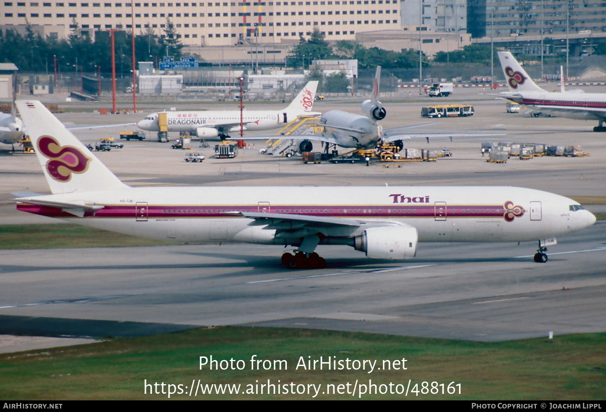 Aircraft Photo of HS-TJB | Boeing 777-2D7 | Thai Airways International | AirHistory.net #488161