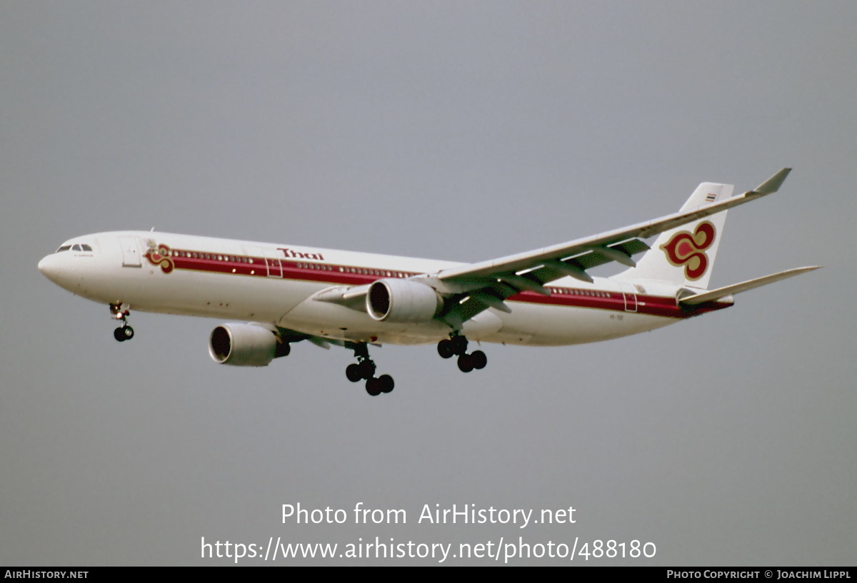 Aircraft Photo of HS-TEB | Airbus A330-321 | Thai Airways International | AirHistory.net #488180