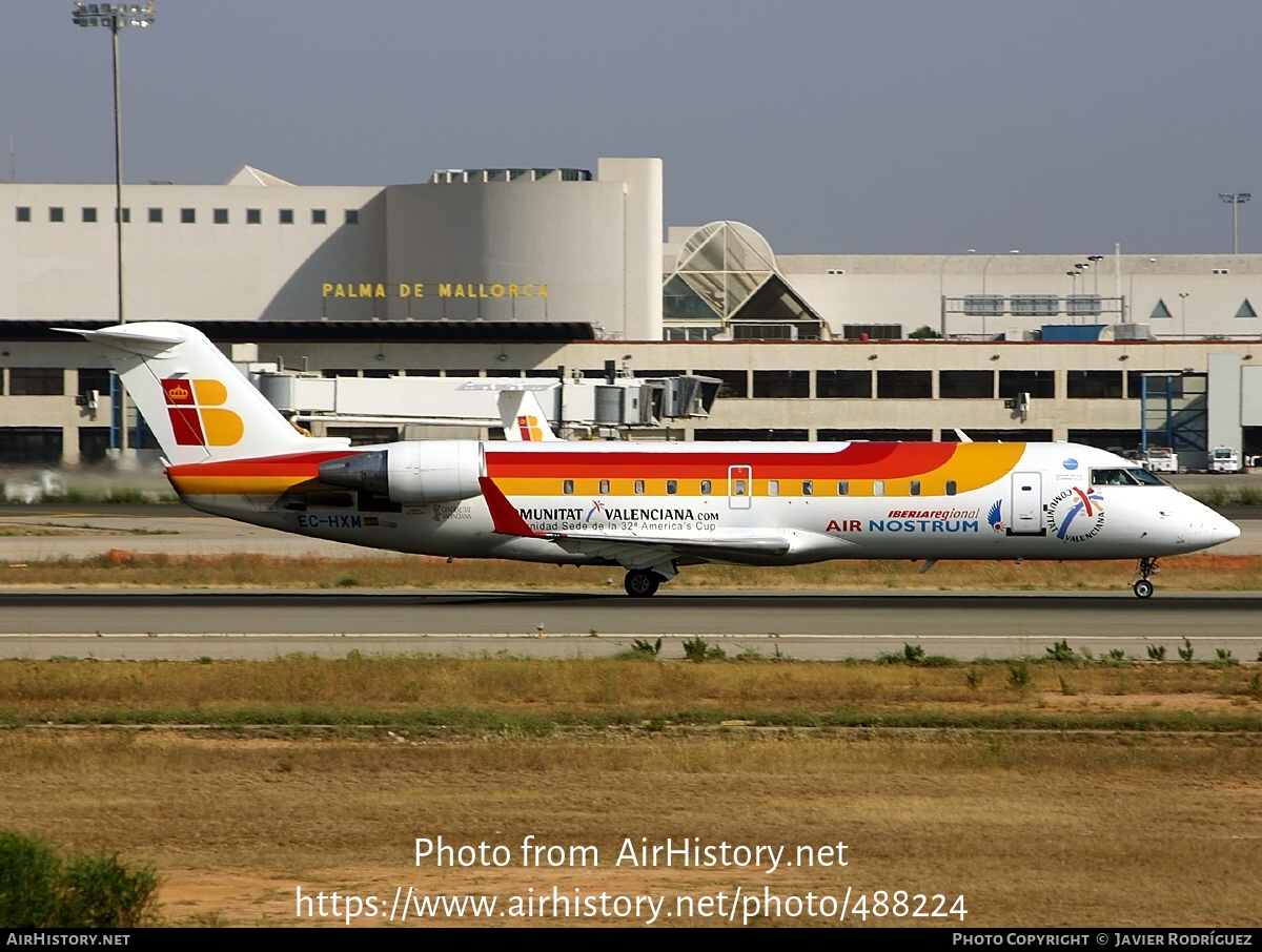 Aircraft Photo of EC-HXM | Bombardier CRJ-200ER (CL-600-2B19) | Iberia Regional | AirHistory.net #488224