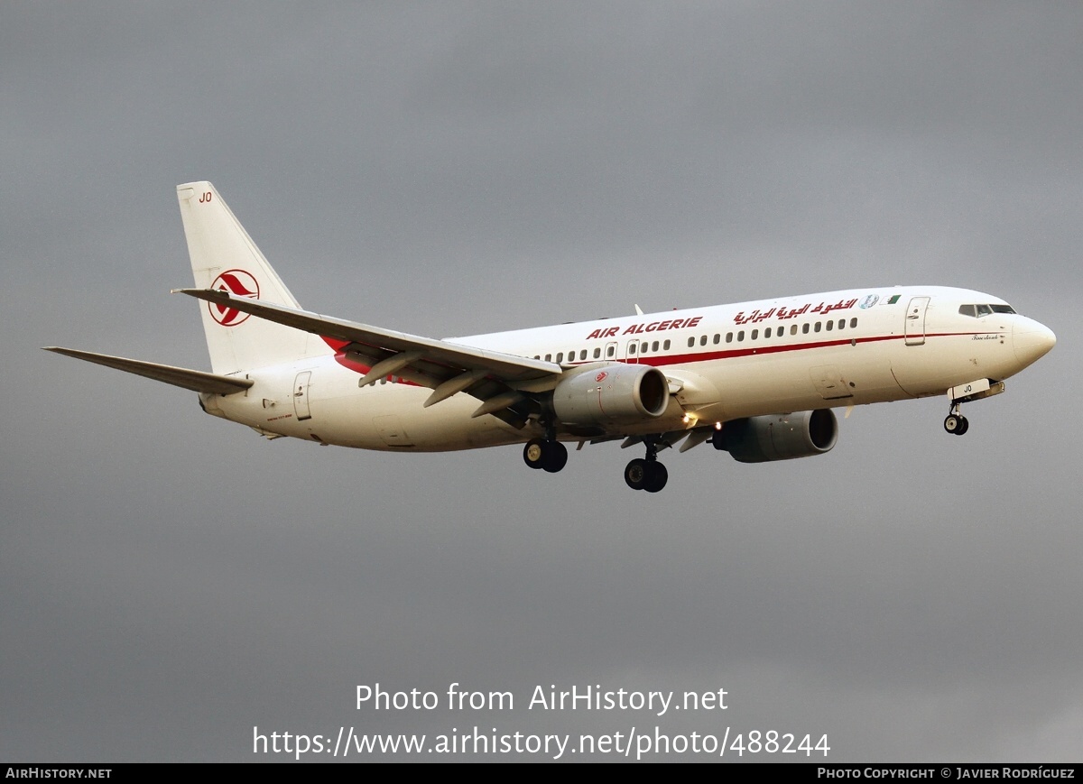 Aircraft Photo of 7T-VJO | Boeing 737-8D6 | Air Algérie | AirHistory.net #488244