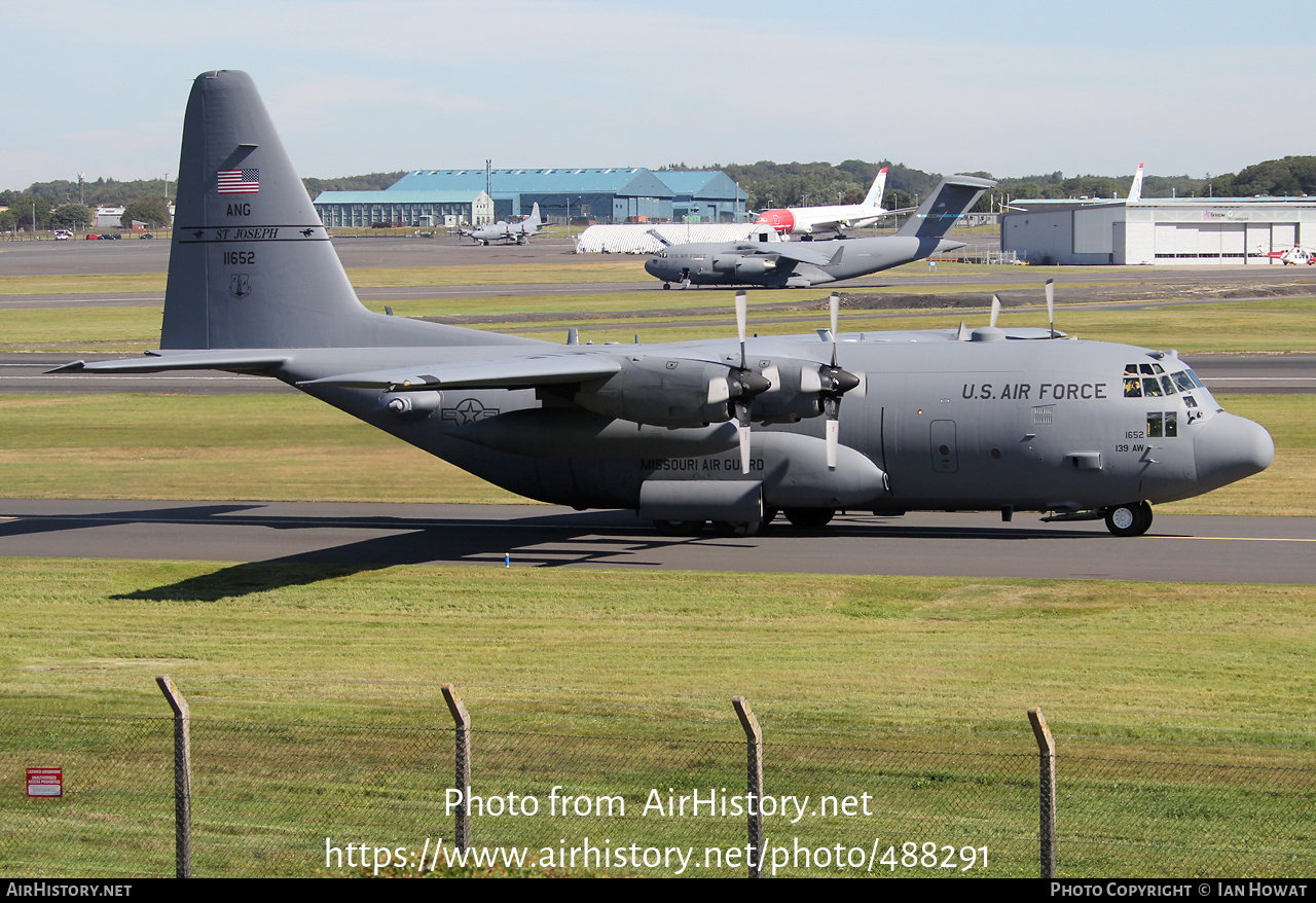 Aircraft Photo of 91-1652 / 11652 | Lockheed C-130H Hercules | USA - Air Force | AirHistory.net #488291