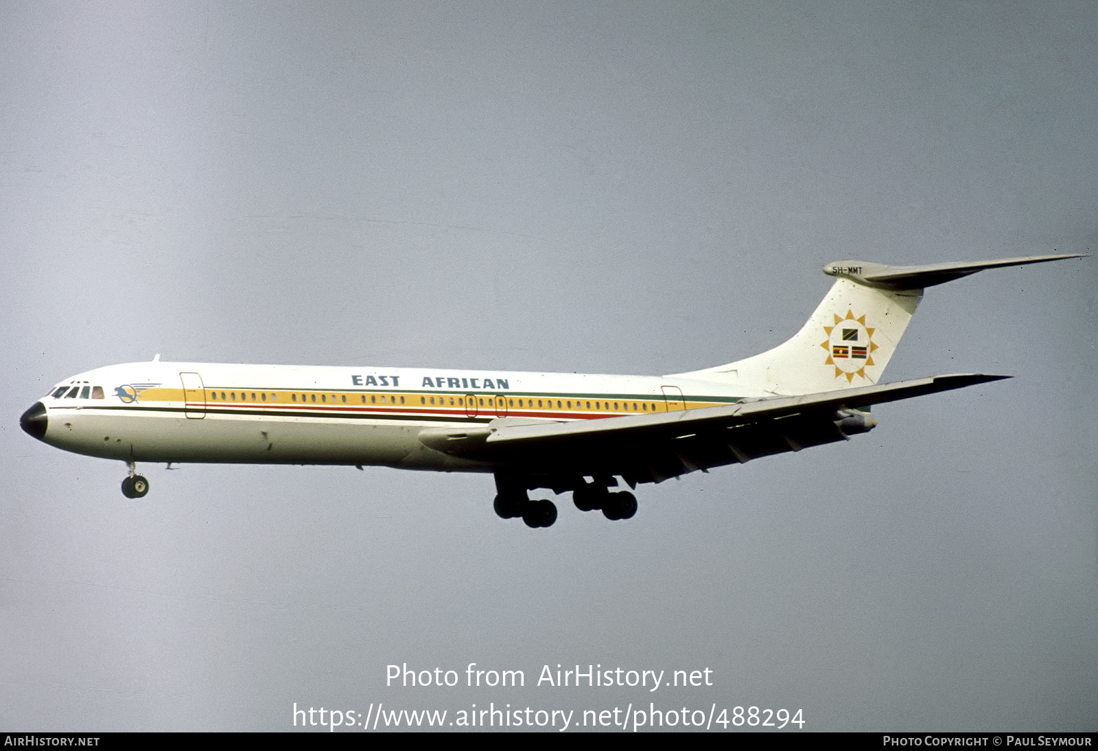 Aircraft Photo of 5H-MMT | Vickers Super VC10 Srs1154 | East African Airways | AirHistory.net #488294